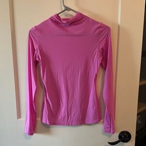 SKIMS Vibrant Pink Long Sleeve Tee